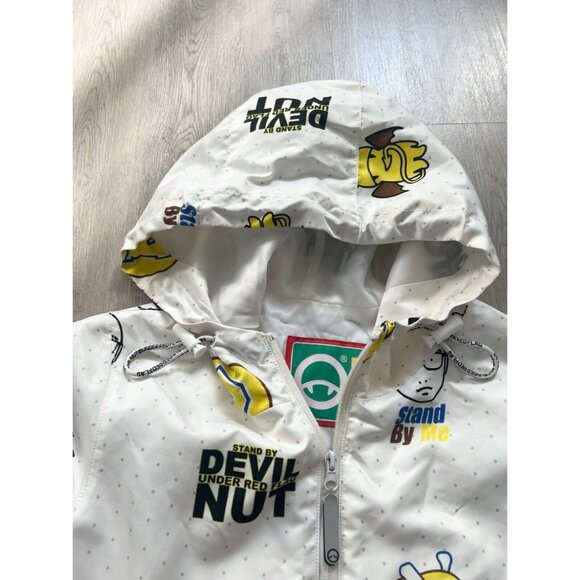 Vintage Devil Nut Under Zip Hoodie Jacket Woman Sz M - Picture 4 of 8